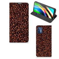 Motorola Moto G9 Plus | Flip Style Cover | Koffiebonen - thumbnail
