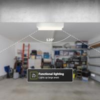 Set van 4 C-Series - LED Plafondlamp wit ovaal - Wandlamp - Scheepslamp - IP54 - 18 Watt - 1830lm - 4000K neutraal wit - voor binnen en buiten - thumbnail
