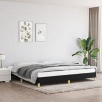 Bedframe stof zwart 200x200 cm - thumbnail