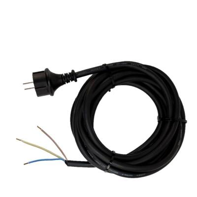 QwattPro Aansluitsnoer kl.I 3m 3G1,5 H07RN-F zwart IP44 - 2511123 - 2511123