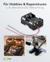 Goobay Batterijhouder 6X AA, kabel, 81216 - thumbnail