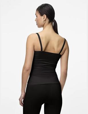 Dames hemd - spaghetti bandjes - Plain Top - Basic vrouwen onderhemd microfiber