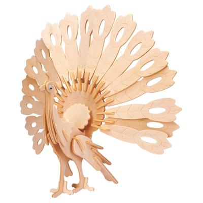 Eureka Gepetto&apos;s workshop houten bouwpakket 3d - pauw