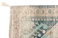 Tapijt DKD Home Decor Verouderde afwerking Blauw Katoen Arabisch (120 x 180 x 1 cm) - thumbnail