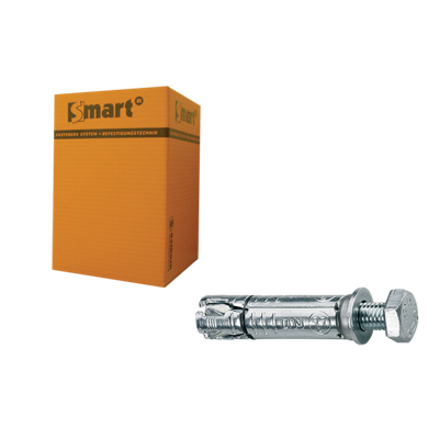 Pgb-Europe smart | keilbout met tapbout m6x35x70 zn | 50 st sm000t0010600703