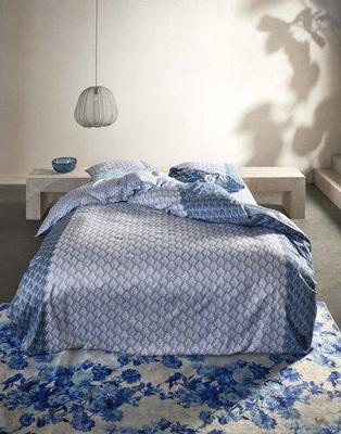 Essenza Dekbedovertrek Tesse Zen Blue-1-persoons (140 x 200/220 cm)