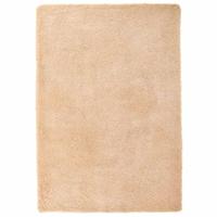 Hoogpolig vloerkleed NAVARRA 120x170 cm polyester beige - thumbnail