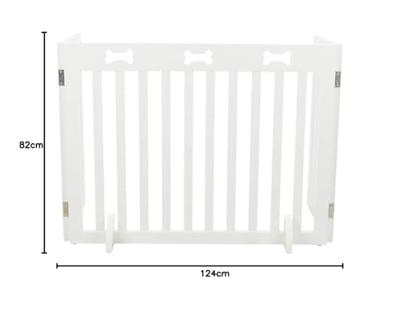 TRIXIE AFSLUITHEK WIT 3 PANELEN 82-124X61 CM