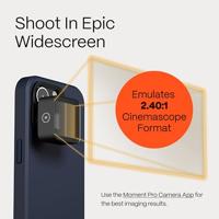 Moment T-Series 1.33x Anamorphic Mobile Lens, Gold Flare - thumbnail