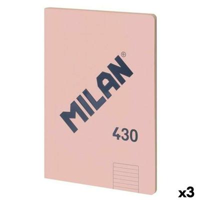 Notitieboekje Milan 430 Roze A4 48 Lakens 21 x 29,7 cm (3 Stuks) Notitieboekje Milan 430 Roze A4 48 Lakens 21 x 29,7 cm (3 Stuks)