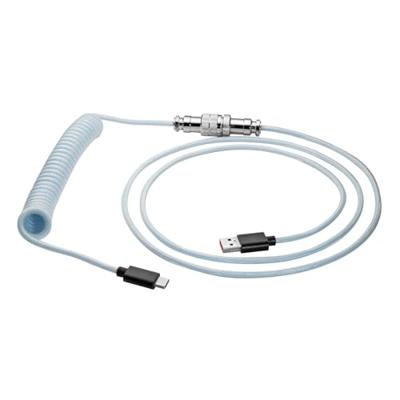 Akyga AK-USB-48 USB-kabel USB 2.0 USB-C stekker, USB-A stekker 3.00 m Wit