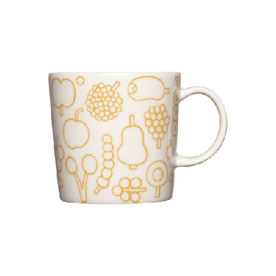 IITTALA - Oiva Toika Collection - Beker met oor 0,30l Frutta Yellow IITTALA - Oiva Toika Collection - Beker met oor 0,30l Frutta Yellow