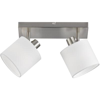 Mat Nikkel LED Plafondspot - 2-lichts - E14 Fitting - Modern Aluminium Design