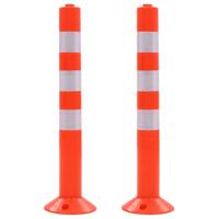 VidaXL Verkeerspalen 75 cm kunststof 2 st - thumbnail