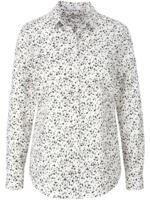 Blouse 100% katoen Van Peter Hahn wit - thumbnail