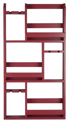 Dutchbone Wijnrek 'Myron' 120 x 80cm, kleur Rood