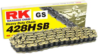 RK Chains 428 hsb 122 c gold/grey open