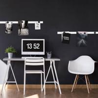 MAUL metaalband Standaard lijst zelfklevend, ft 5m x 35mm, wit - thumbnail