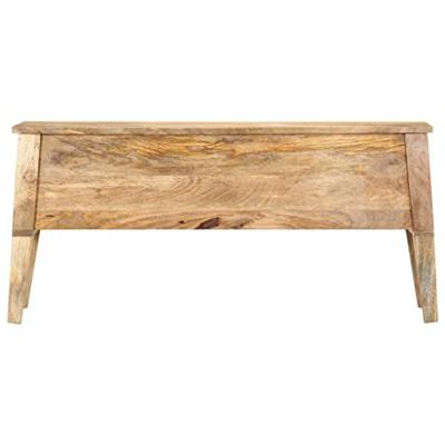 Opbergbox 99x35x48 cm massief mangohout