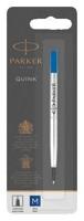 Rollerpenvulling parker quink m blister blauw - thumbnail