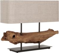 MUST Living Tafellamp 'Log Erosion' Teakhout, 58cm - thumbnail