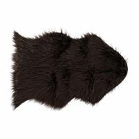 Tapijt DKD Home Decor Bruin Met huid 60 x 90 x 2 cm - thumbnail