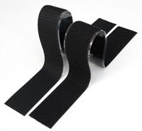 FASTECH® B30-SKL999925 Klittenband Om vast te plakken Hotmelt Haak- en lusdeel (l x b) 25000 mm x 30 mm Zwart 25 m - thumbnail