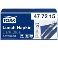 Lunchservet tork advanced vierdevouw donkerblauw - thumbnail