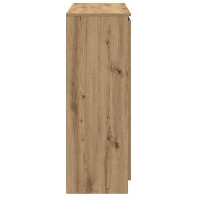 Dressoir met lades 100,5x35x98,5 cm spaanplaat artisanaal