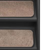 VidaXL Hondentrap inklapbaar 62x40x49,5 cm zwart - thumbnail