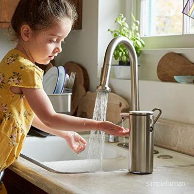 Simplehuman Zeepdispenser Sensor Oplaadbaar 266 ml RVS Glimmend Zilver - thumbnail