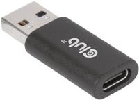 CLUB3D CAC-1525 tussenstuk voor kabels USB A USB TYPE C Zwart - thumbnail
