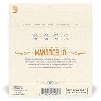 D&apos;Addario EJ78 snarenset voor mandocello - thumbnail