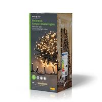 Nedis CLCS576 Decoratieve Verlichting Cluster 576 Led&apos;s Warm Wit 4.20 M Licht Effecten: 7 Binnen & Buiten Netvoeding - thumbnail