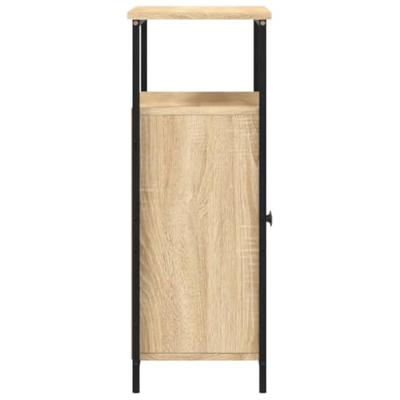 Dressoir 70x30x80 cm bewerkt hout sonoma eikenkleurig