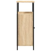 Dressoir 70x30x80 cm bewerkt hout sonoma eikenkleurig - thumbnail