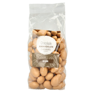 MijnNatuurwinkel Chocolade amandel karamel zeezout 400 Gram
