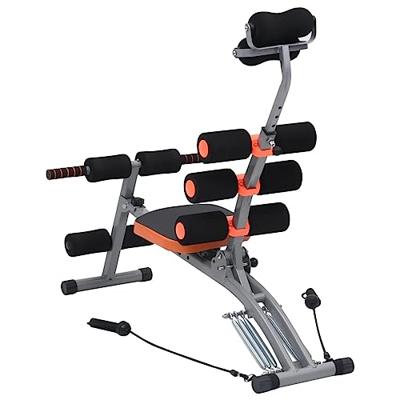 Buikspiertrainer L-vormig met elastische koorden - thumbnail