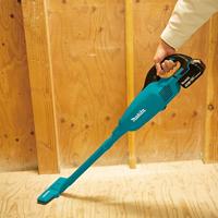 Makita DCL280FZ steelstofzuiger & elektrische bezem Batterij/Accu Droog Zakloos 0,75 l Blauw - thumbnail