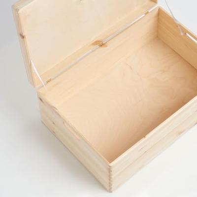 Universele grenen opbergkist met deksel - Extra Groot