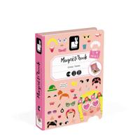 Janod Magnetibook - Gekke gezichten meisjes - thumbnail
