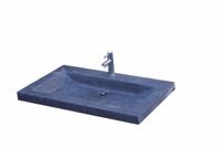 Aqua Royal Hardsteen Wastafel Trend Stone 80X47X5 cm - Zonder Kraangaten - thumbnail