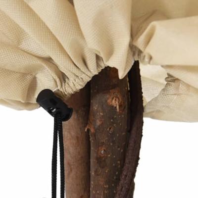 VidaXL Plantenhoezen met trekkoord 4 st 70 g/m² 0,8x1 m - thumbnail