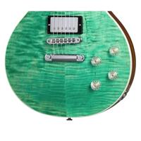 Gibson Les Paul Modern Figured Seafoam Green elektrische gitaar met hardshell case - thumbnail