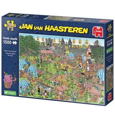 Jumbo Jan van Haasteren Robin Hood festival 1500 stukjes Jumbo Jan van Haasteren Robin Hood festival 1500 stukjes