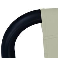 Tuinbed 200x90 cm staal crème - thumbnail