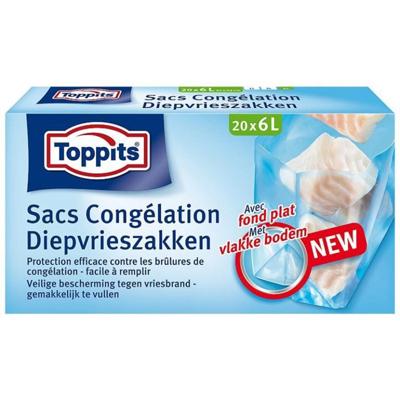 Melitta Toppits diepvrieszakjes 6ltr 20 stuks