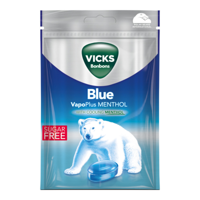 Vicks blue suikervrij zak (20x 72gr) - thumbnail