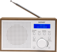 Denver DAB-46 Radio DAB+, VHF (FM) Wit - thumbnail