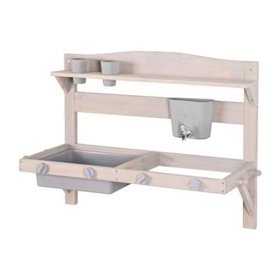 roba Houten speelgoed keuken om op te hangen (85x35x65, Grijs) roba Houten speelgoed keuken om op te hangen (85x35x65, Grijs)